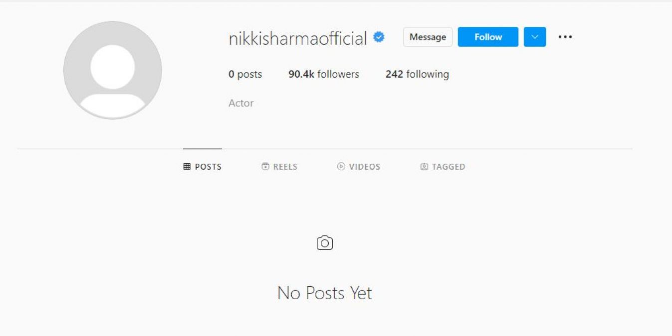 This famous actress deleted all her posts from Instagram, the stars along with the fans were upset