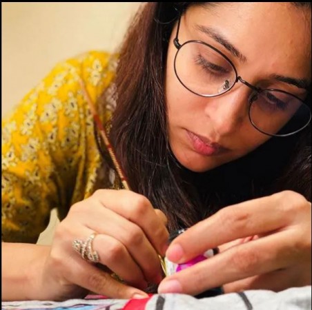 Deepika Kakkar is painting amid lockdown