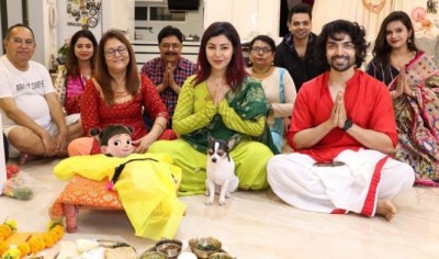 Gurmeet-Debina performs Chhati Puja at home for their daughter, stunning pictures surfaced