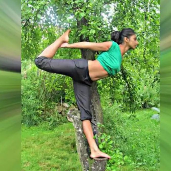 Mohena Kumari knows how to keep herself fit