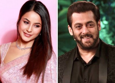 Shahnaz Gill showered love on Salman Khan at Eid party, fans were blown away after seeing the cute bonding