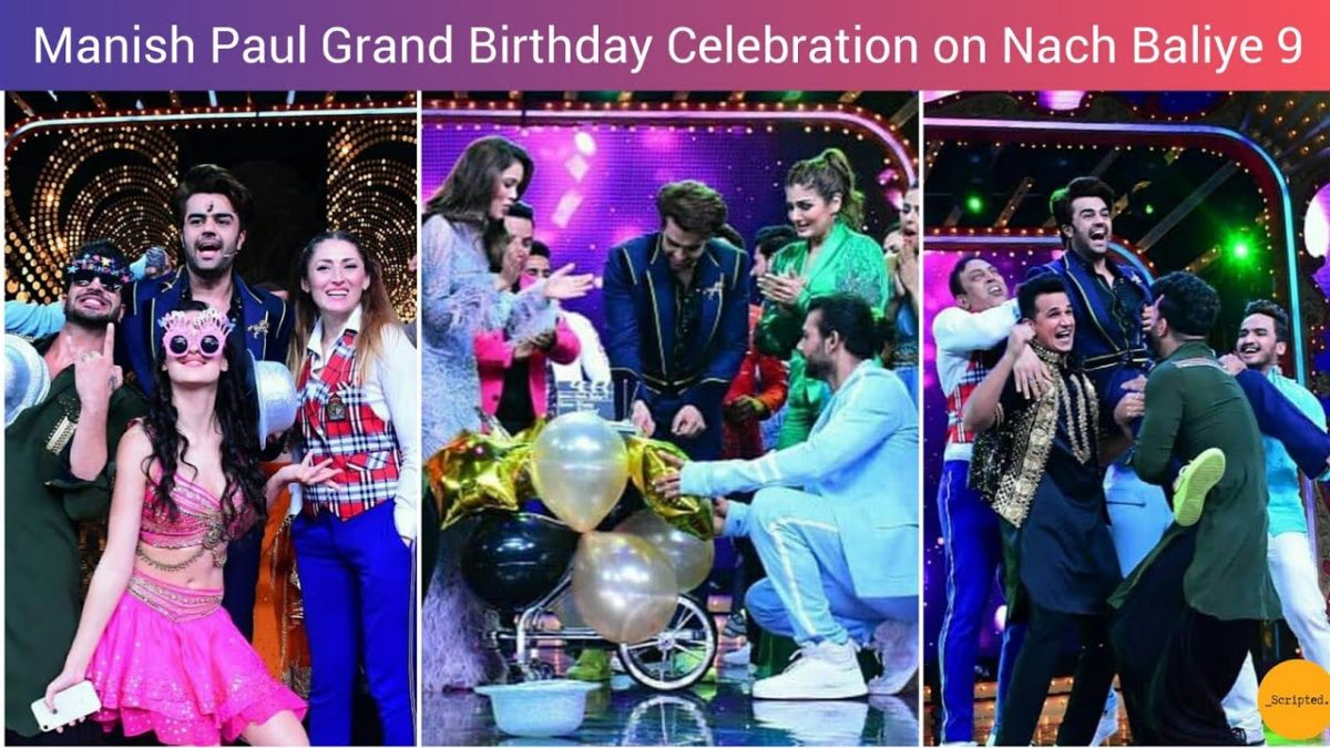 Nach Baliye 9 celebrates Manish Paul's birthday on the set, photos came to the fore1