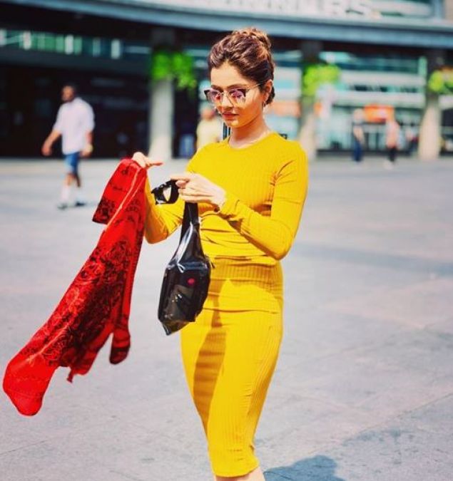 In her new photos, Rubina Dilaik seemed to injure her fans!