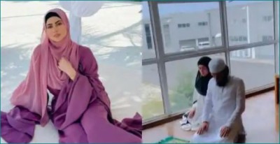 Sana Khan enjoys Maldives with husband Mufti; shares video 'expectation vs reality'