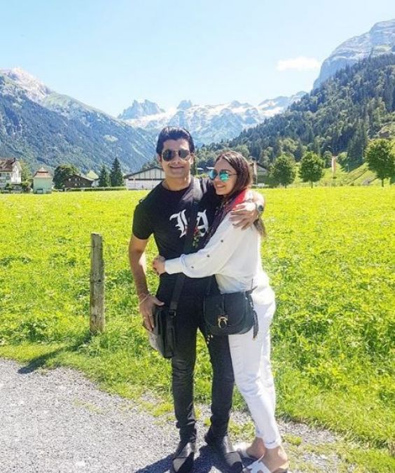 Sharad Malhotra, who arrived in Switzerland to celebrate wife's birthday, shared photos