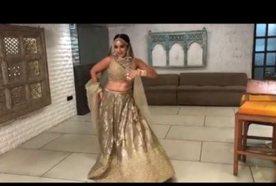 Monalisa was seen showing her moves on this song of Saaho, the video going viral!