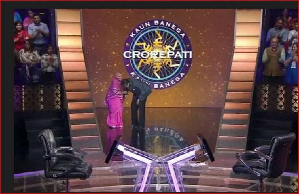 After seeing this contestant, Big B ran to touch her feet!