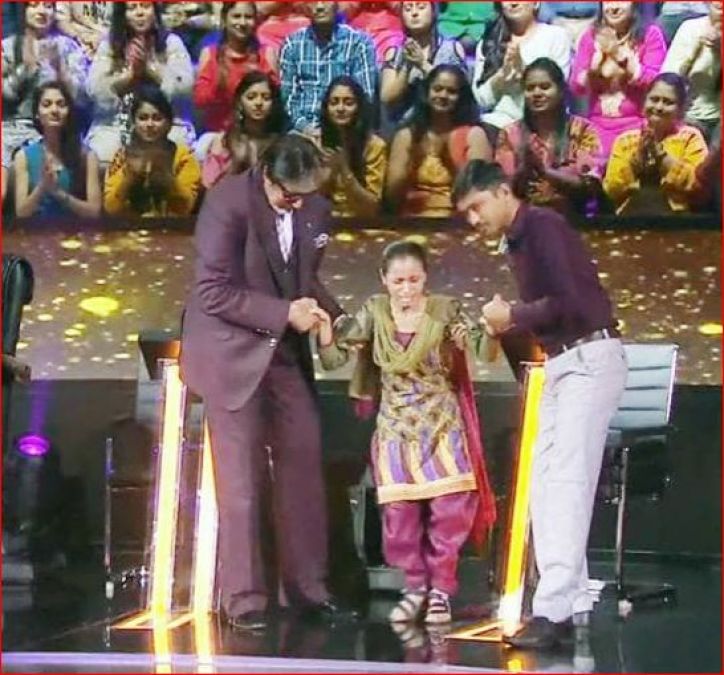 Hearing the story of this contestant, everyone wept from the audience to The Big B!