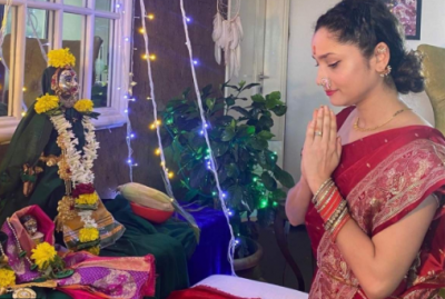 Ankita Lokhande shares picture and videos of Mahalakshmi pooja