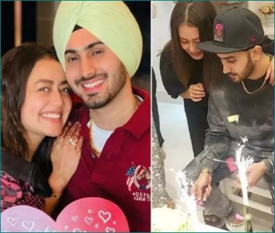 Neha Kakkar celebrates husband Rohanpreet's birthday, Video goes viral
