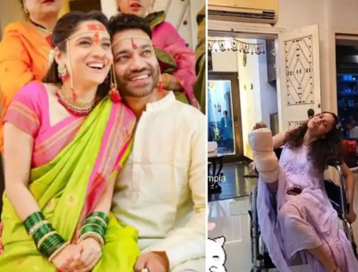 Ankita Lokhande in wheel chair before wedding, shocks fans