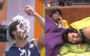 Bigg Boss 13: Paras orders Asim to put shaving cream all over his face