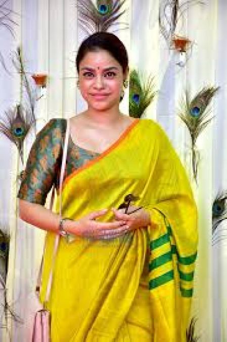 Sumona Chakraborty seen in 'Desi Girl' look at friend's wedding