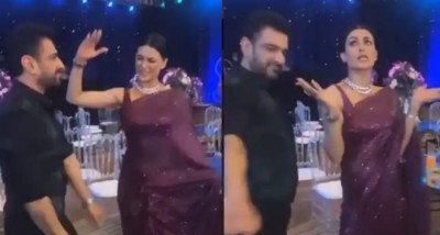 Eijaz Khan and Pavitra Punia Dance Together at Ankita Lokhande and Vicky Jain's Engagement, Watch
