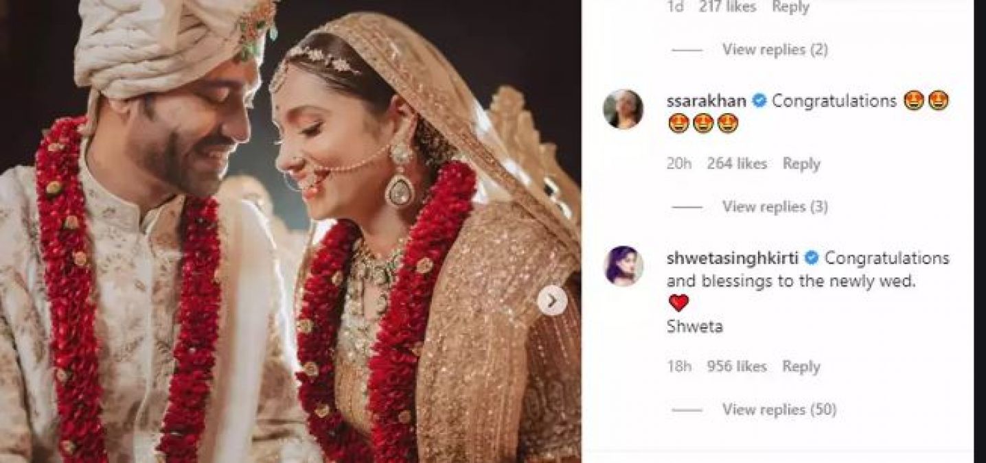 Sushant's sister congratulates Ankita on her marriage