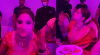 Ankita Lokhande was having food at the wedding, then something happened