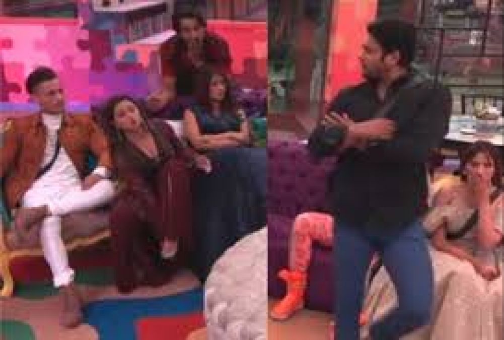 OMG!  Rashmi started taking off shoes to beat Siddharth in front of Salman in Bigg Boss 13