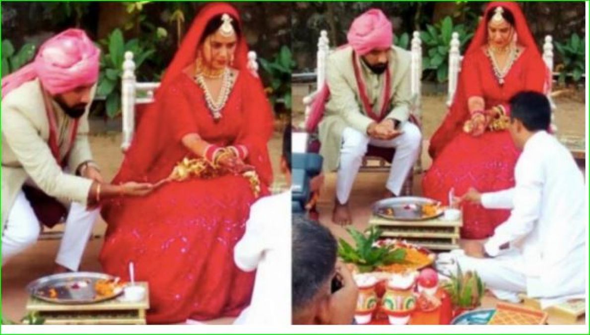 Mona Singh becomes bride wearing a lehenga like Priyanka Chopra, pictures goes viral