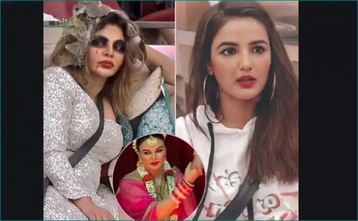 BB14: Rakhi Sawant's husband gets angry over Jasmin Bhasin for physically assaulting her