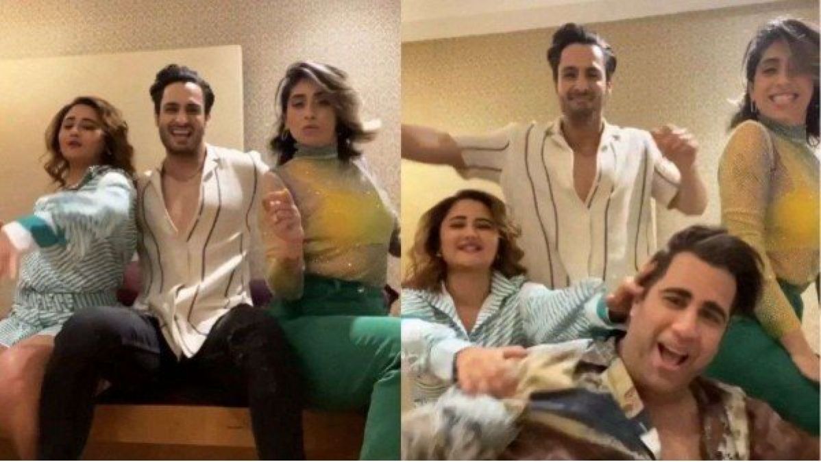 The trio of 'Bigg Boss 15' seen together, fans were blown away after seeing tapori style dance