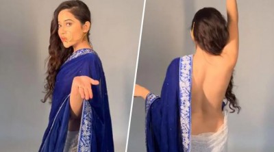 Urfi Javed wore a sari without a blouse, users said - 'And how much will you fall...'