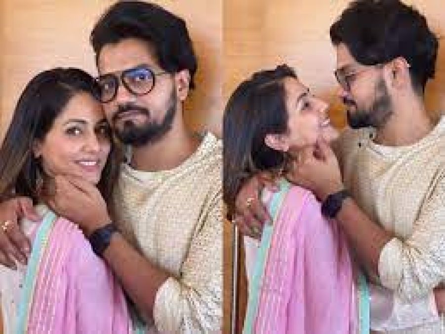 Hina Khan poses 'romantic' with boyfriend, fans go crazy after seeing it