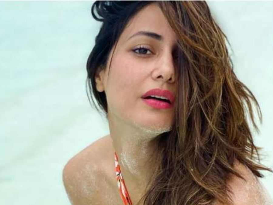 Surprising and sensual look of Hina Kahn surfaced, Watch video