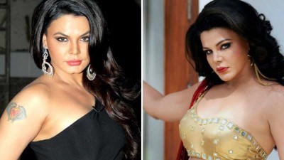 What happened at the airport that Rakhi Sawant started running away with her face hidden