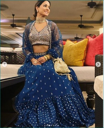 Hina Khan appeared in wedding mood, fans happy to see pictures