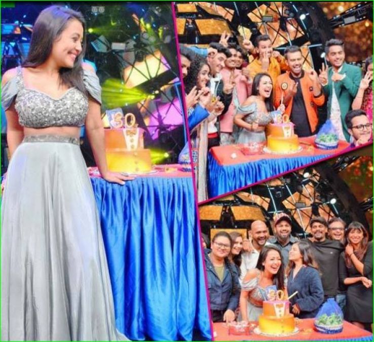 Indian Idol 11 के सेट पर धूम-धाम से नेहा ने काटा केक, जानिए किस बात का मनाया जश्न