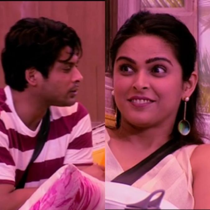 Bigg Boss13: Siddharth Shukla seen flirting with Madhurima Tuli, Here's how Shahnaz react