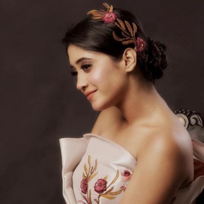 Shivangi Joshi gave a very bold pose in a designer gown, fans go crazy