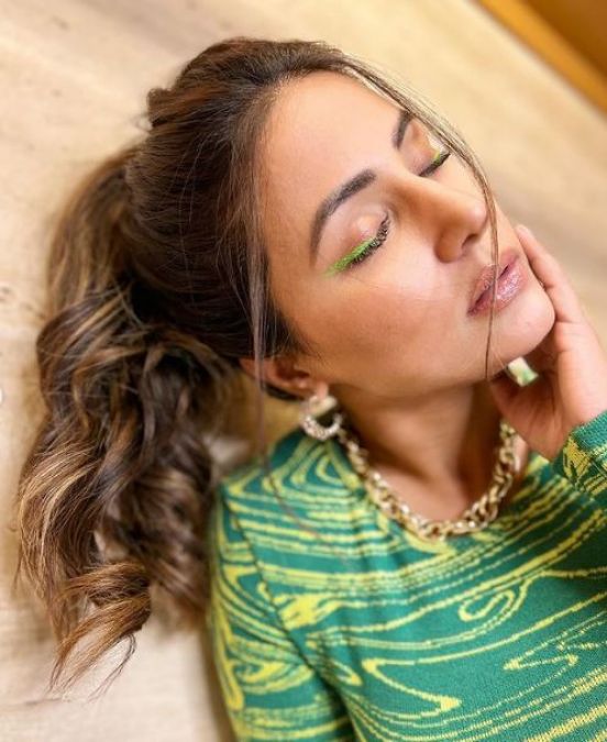 Funny photoshoot of Hina Khan, people said- 'That's what left'