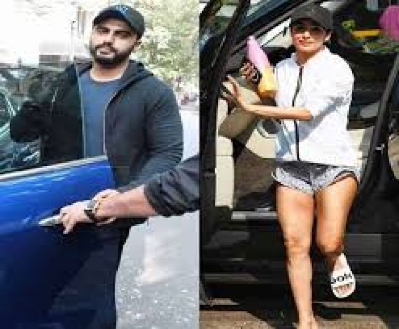 Malaika Arora spotted wearing Arjun Kapoor's cap during gym session