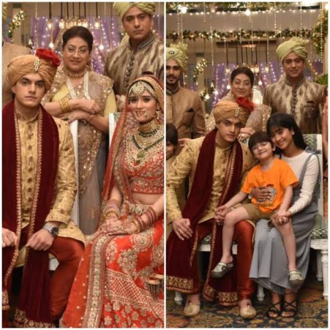 Family reunion happened in Yeh Rishta Kya Kehlata Hai, photos of Karthik-Naira's wedding goes viral