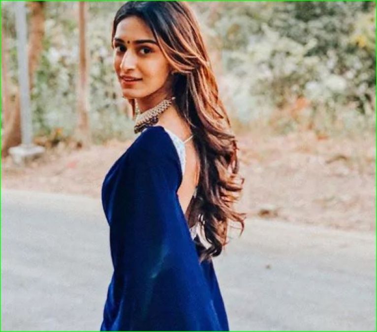 Erica Fernandes stuns in a blue sari, fans praise her