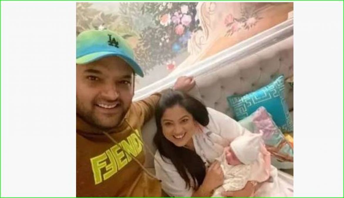 Kapil Sharma And Ginni Chatrath Gets Anayra's Hand And Feet Impression