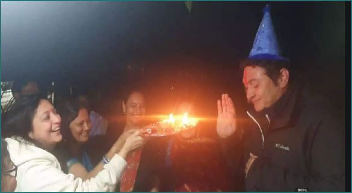 Actor celebrates birthday of 'Baa Bahoo and Baby' with villagers