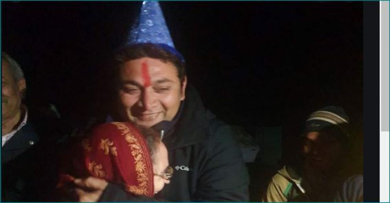 Actor celebrates birthday of 'Baa Bahoo and Baby' with villagers