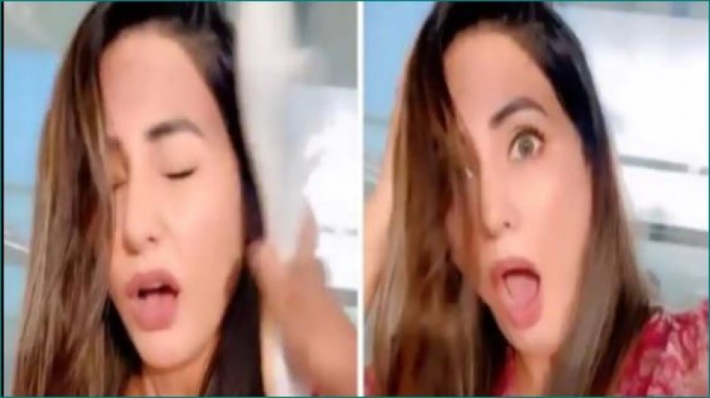 हिना खान को पड़ी मम्मी की चप्पल, वीडियो हो रहा वायरल