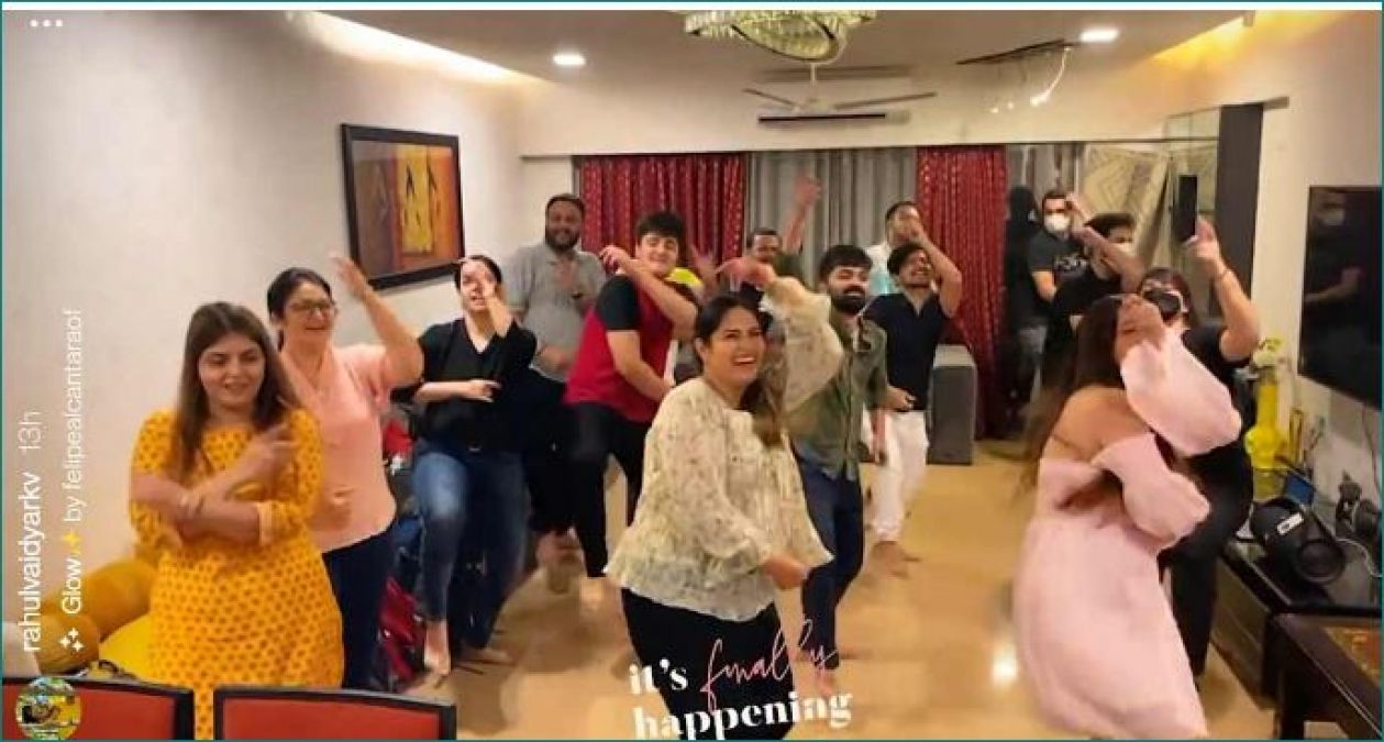 Rahul-Disha begin wedding preparations, are seen practicing dance