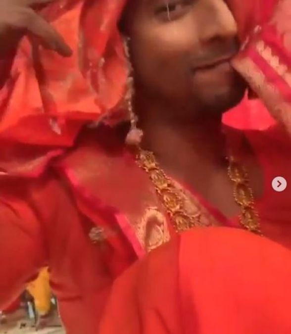 This video of the actor wearing a sari went viral, the actor said: 'My girlfriend...'