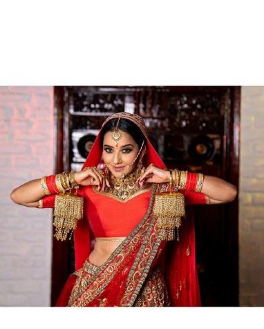 Monalisa's latest desi bridal look will leave you stumped