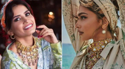 This famous actress recreated Deepika Padukone's Cannes look