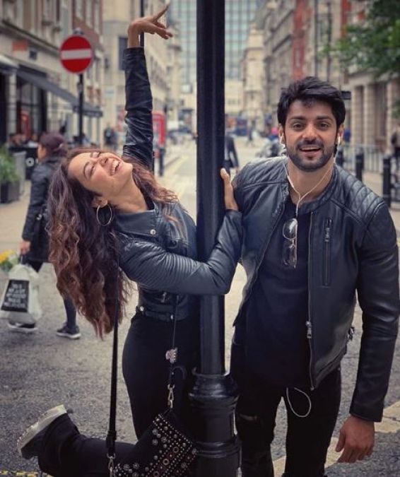 Asha Negi gives birthday wish to friend Karan Wahi