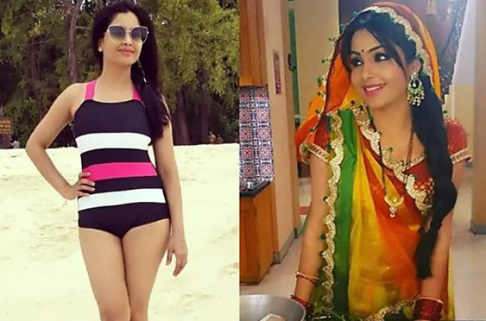 'Angoori Bhabhi', wearing a bikini, set the pool on fire, fans were intoxicated after seeing the pictures