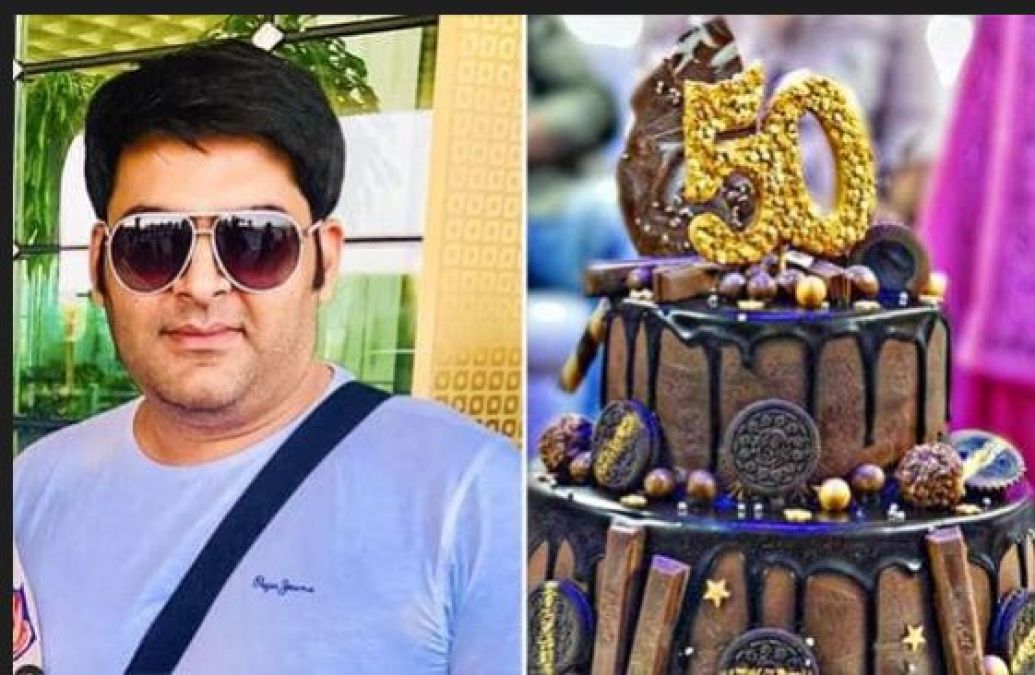 Kapil's show completes 50 episodes, celebrated by cake cutting!