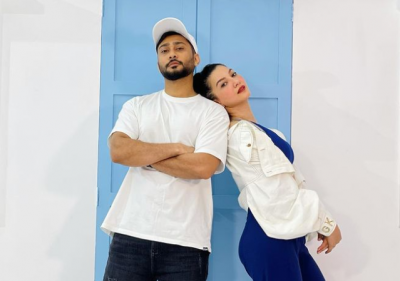 Gauahar Khan grooves her moves with husband on Badshah song 'Paani-Paani'