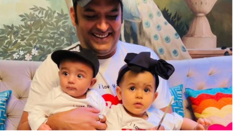 Kapil Sharma shares pictures of his two munchkins on Father's Day