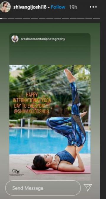 शिवांगी जोशी ने अंतर्राष्ट्रीय योग दिवस पर बताया 'योग' करने का महत्व